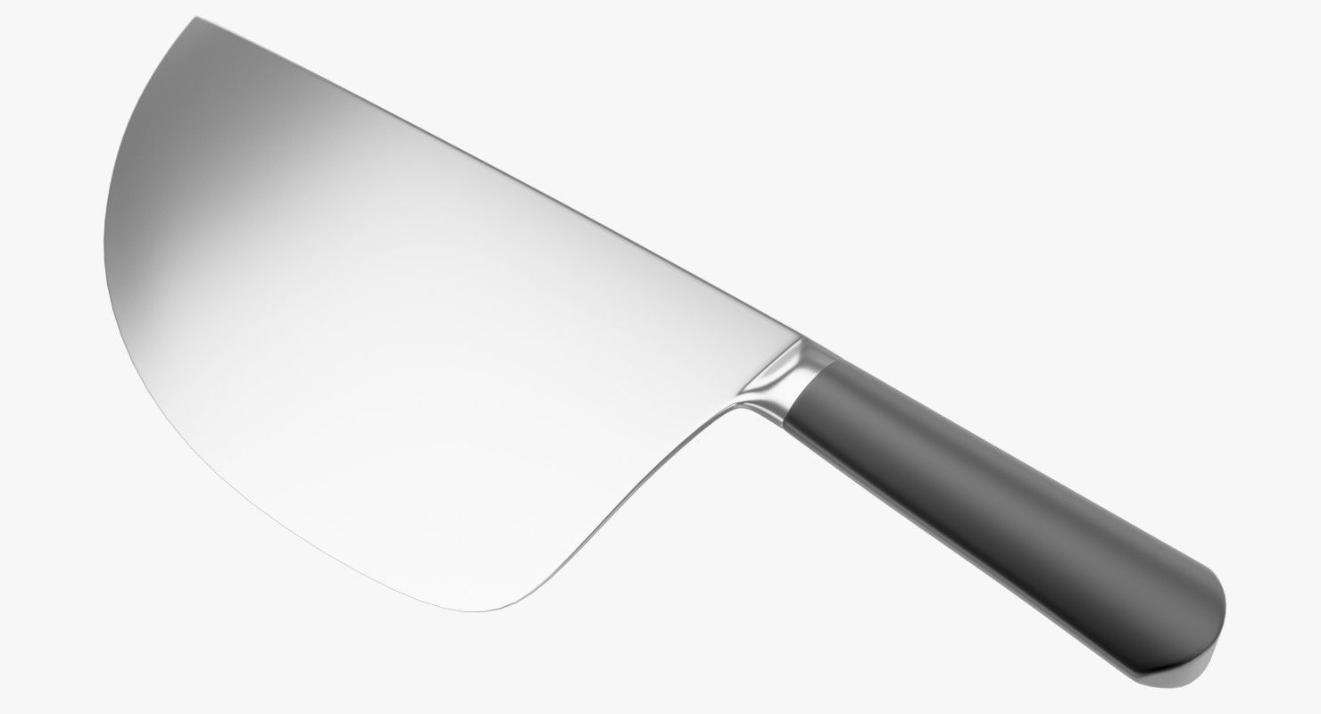 Cleaver Collection kitchen knife 3D model_19