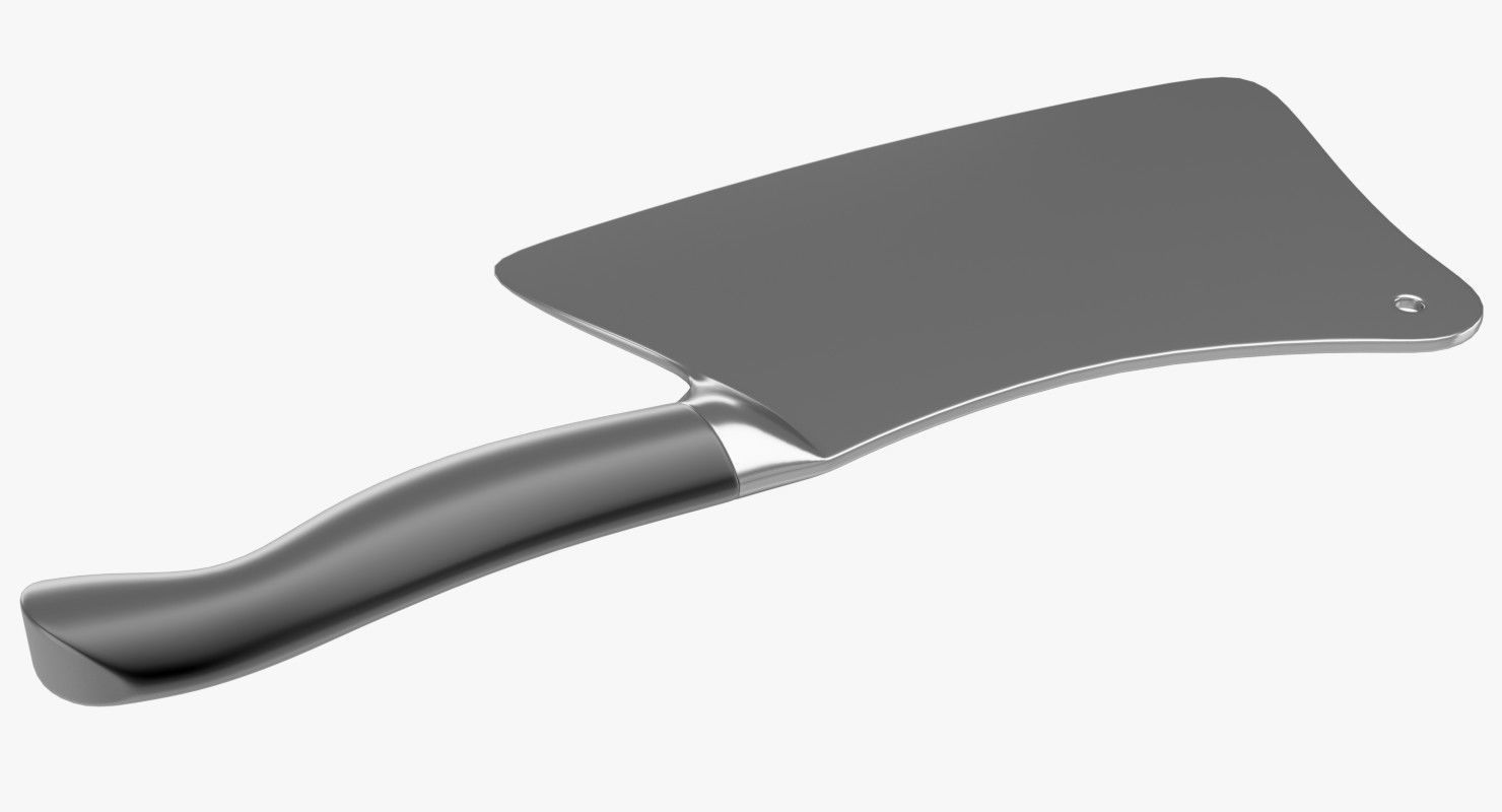 Cleaver Collection kitchen knife 3D model_14