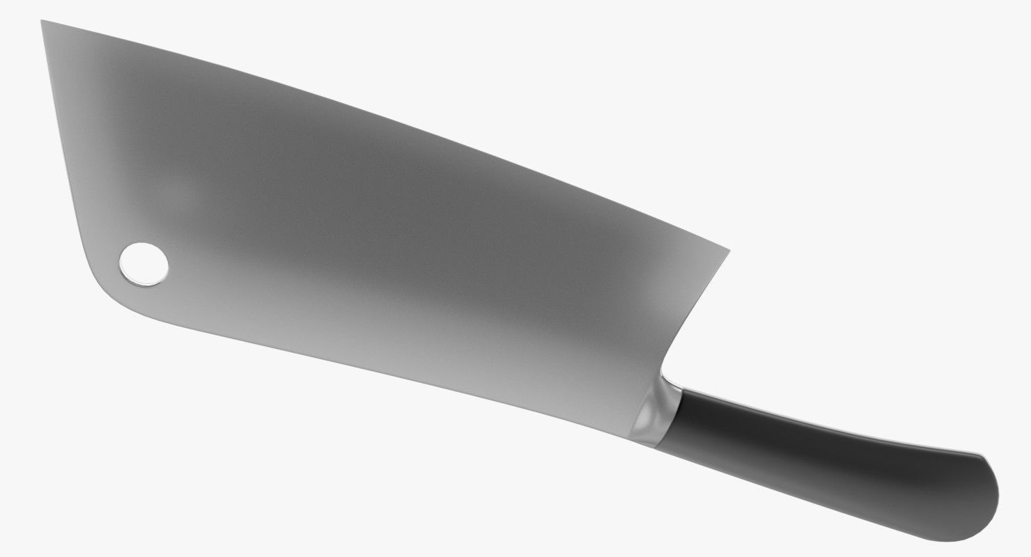 Cleaver Collection kitchen knife 3D model_9