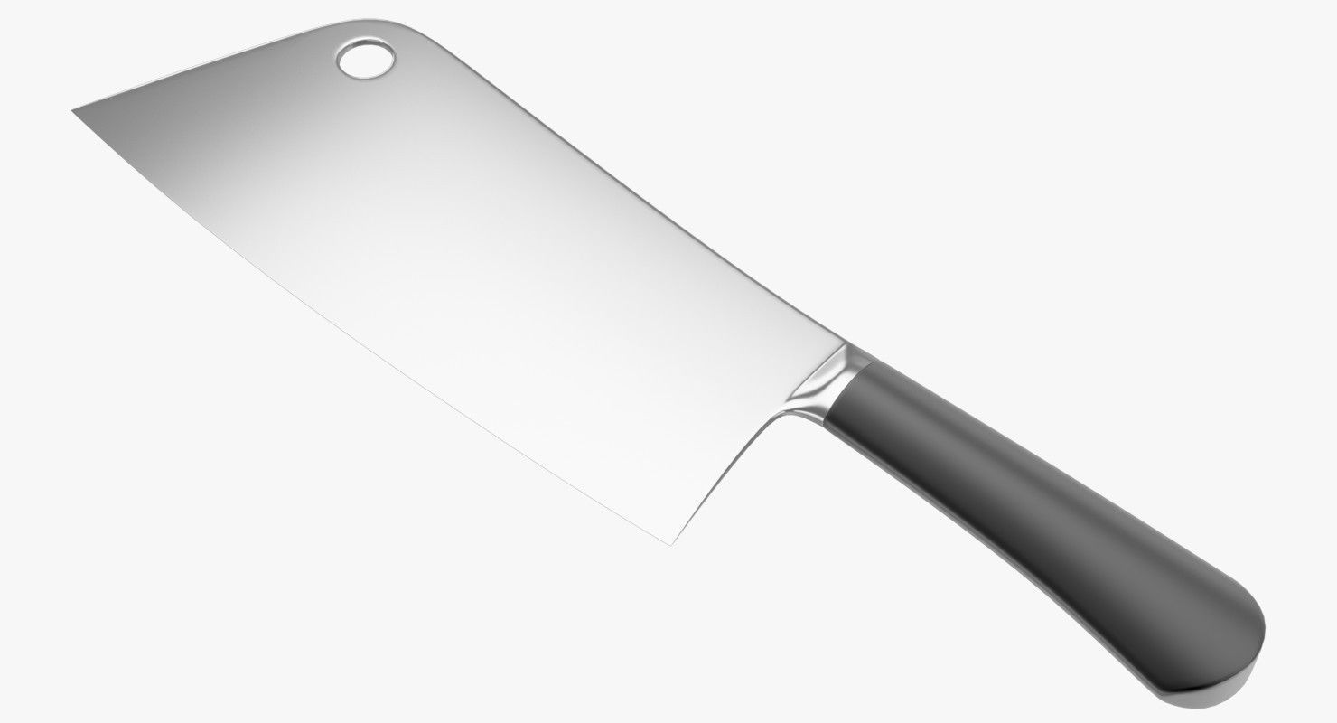 Cleaver Collection kitchen knife 3D model_7