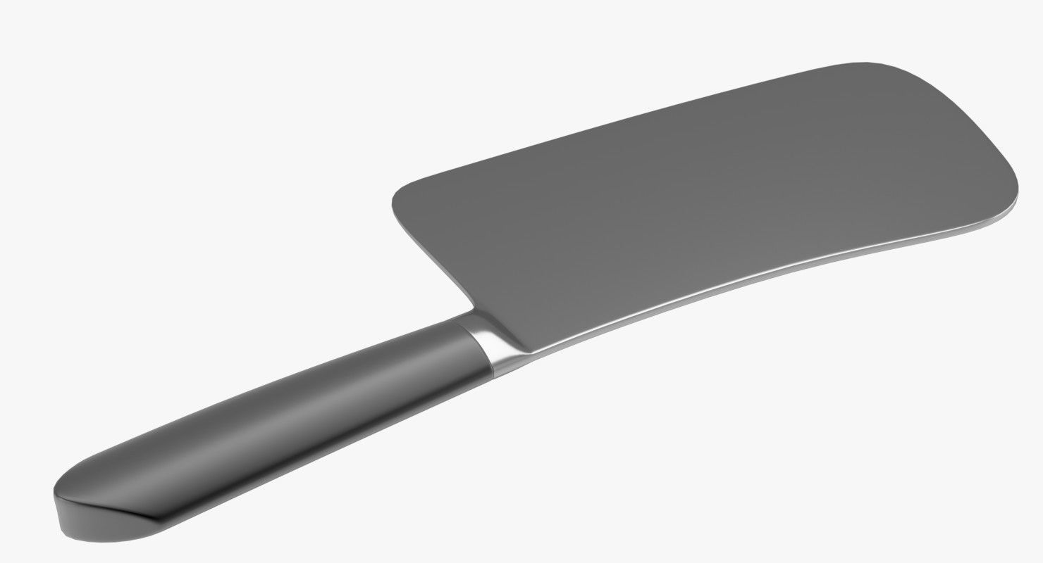 Cleaver Collection kitchen knife 3D model_2