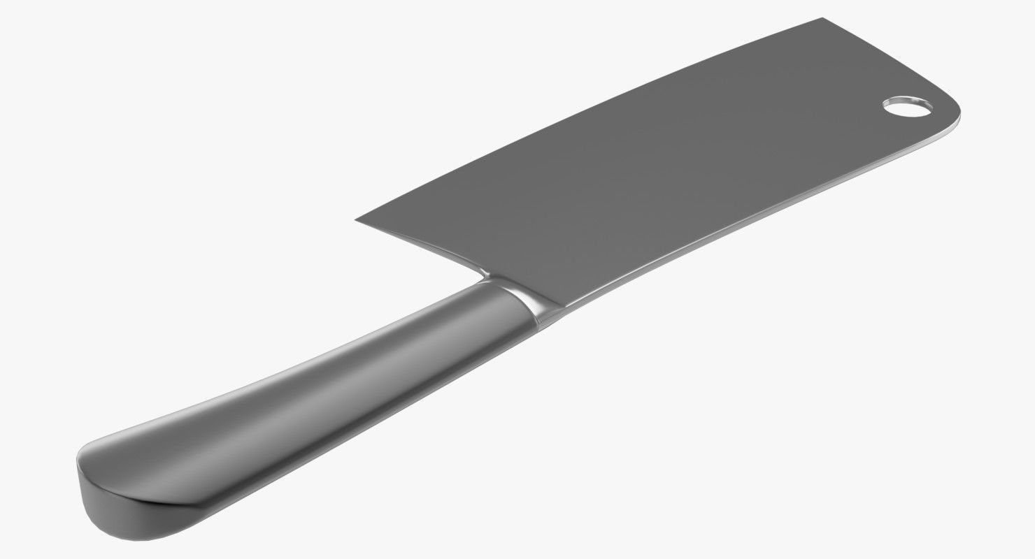 Cleaver Collection kitchen knife 3D model_8