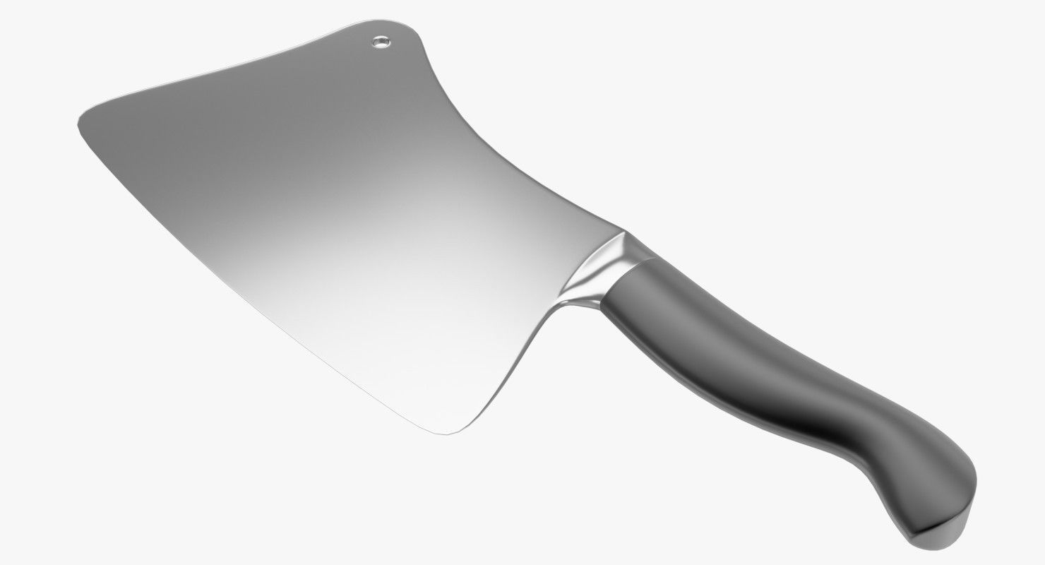 Cleaver Collection kitchen knife 3D model_13