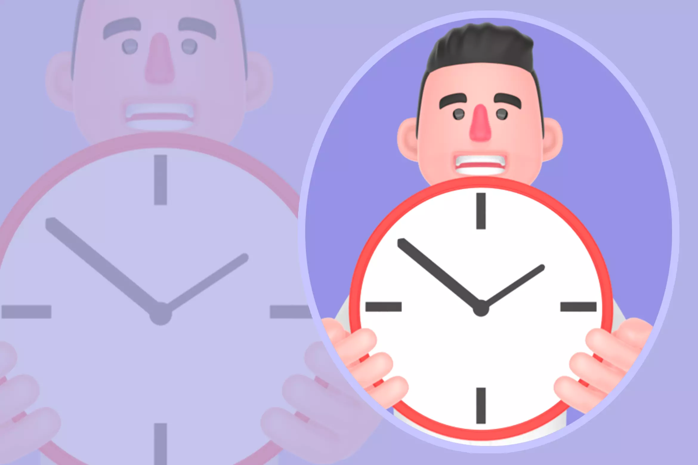 Stylized 3D Male Businessman Character - Deadline Pressure 3D model