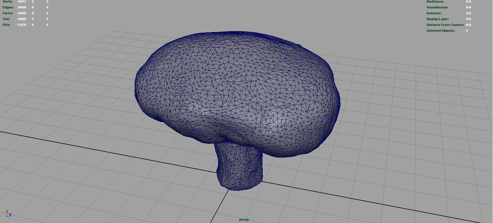 Mushroom 1 Low-poly 3D model_3