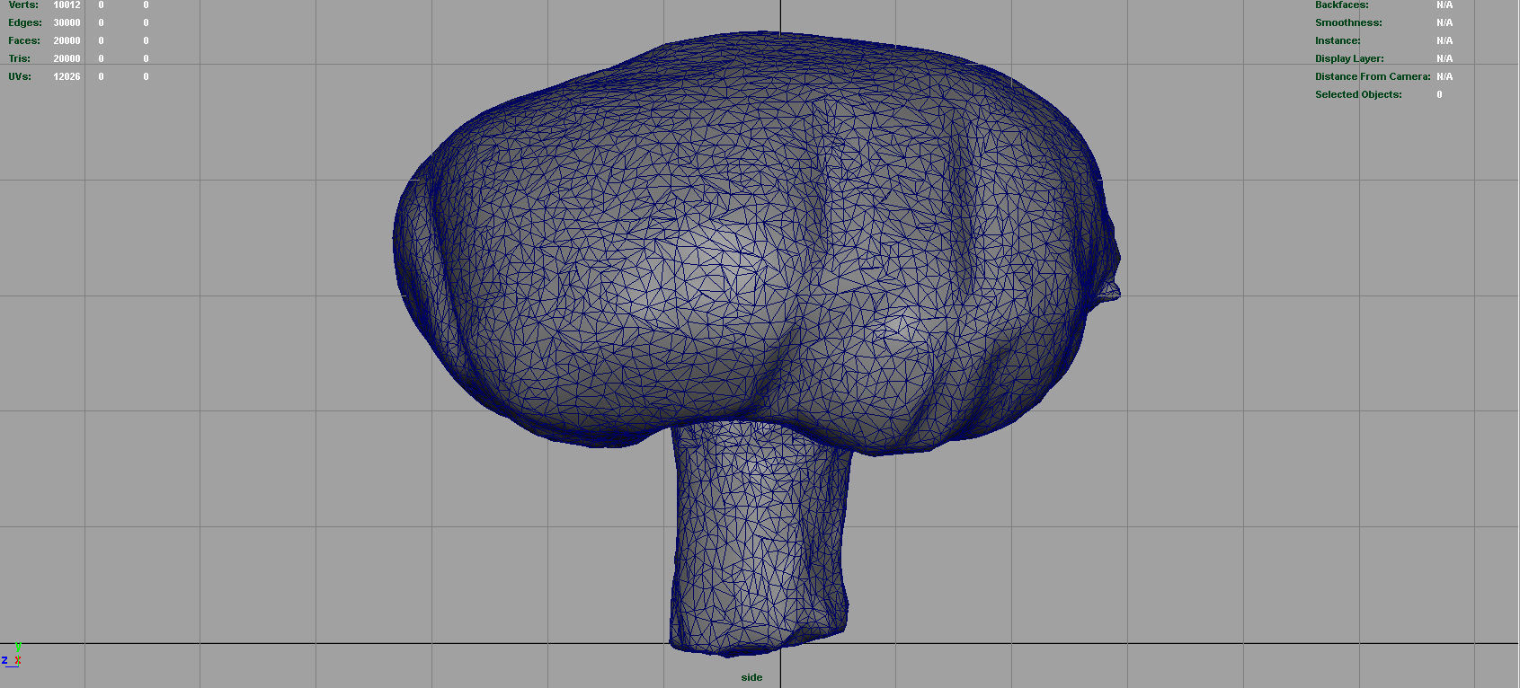 Mushroom 1 Low-poly 3D model_8
