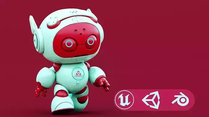 ROBO G-1 Rigged for Unreal Engine - Unity - MIXAMO