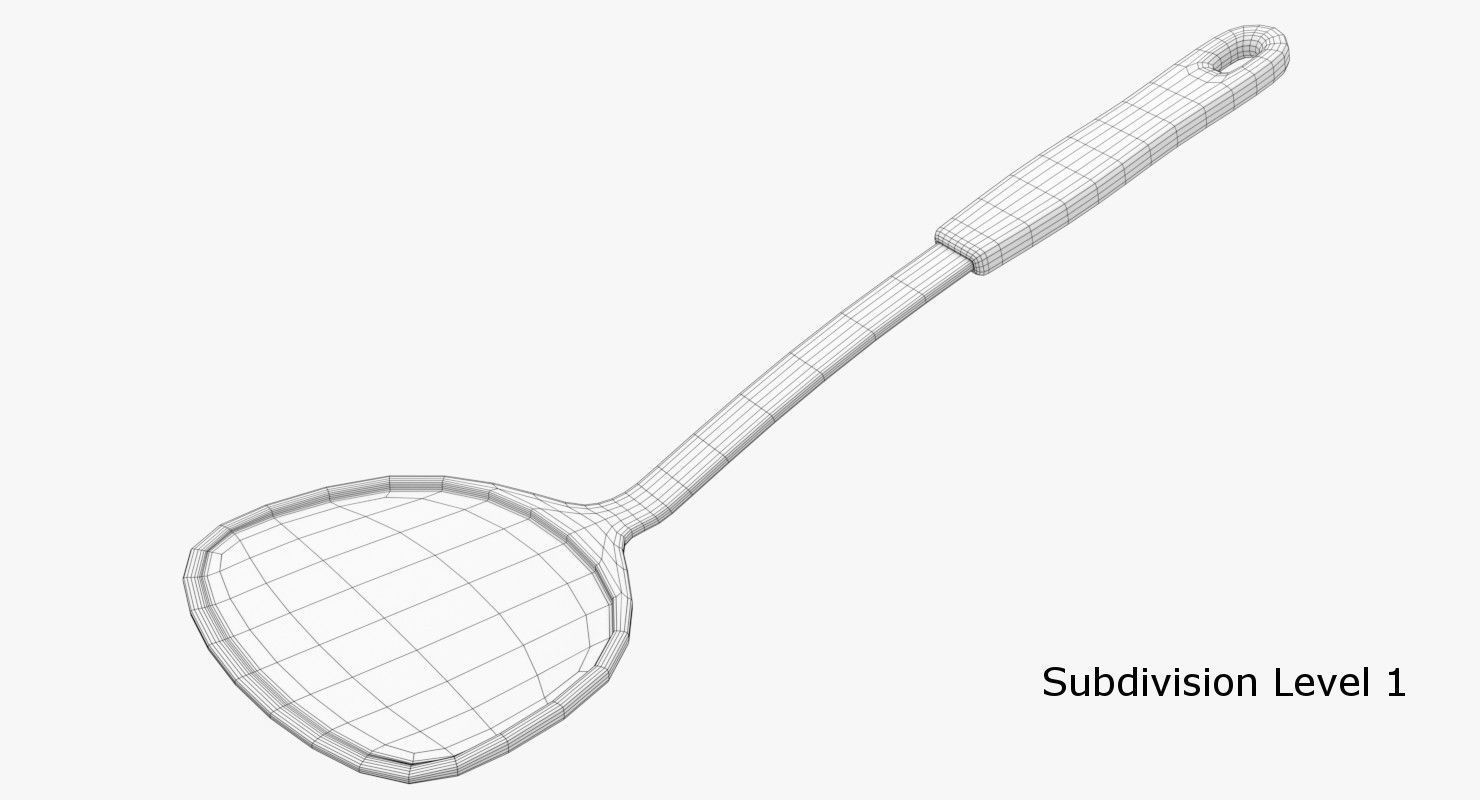 Spatula Collection 3D model_5