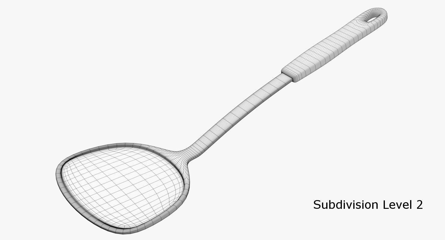 Spatula Collection 3D model_6