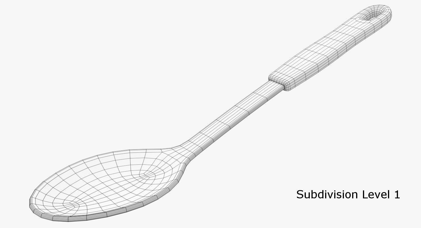 Spatula Collection 3D model_11