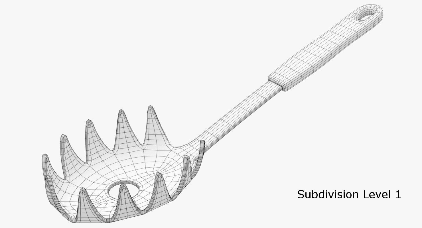 Spatula Collection 3D model_35