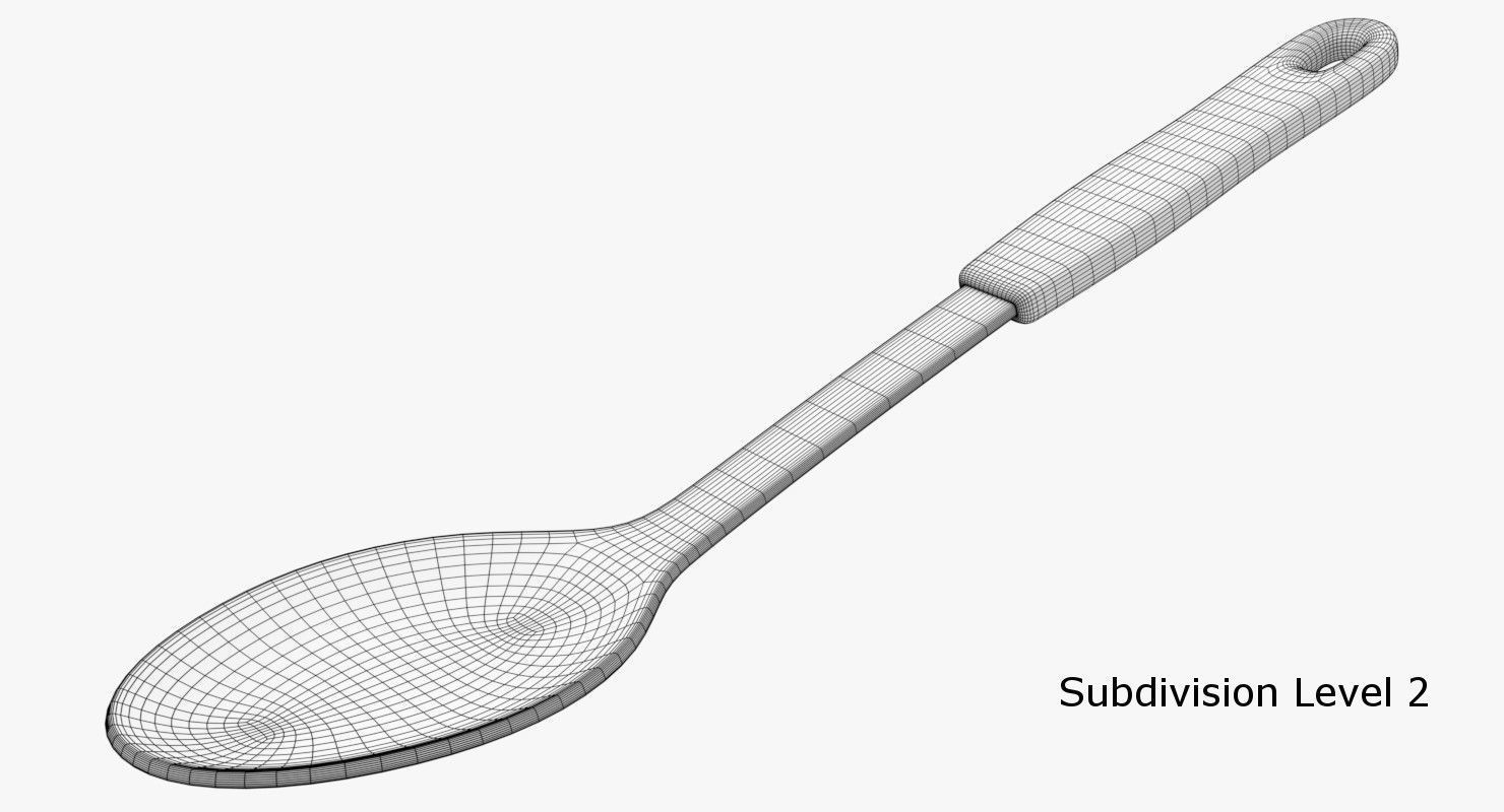 Spatula Collection 3D model_12