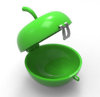 Apple Shaped Container 3D print model