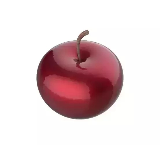 Plain Apple Ornament