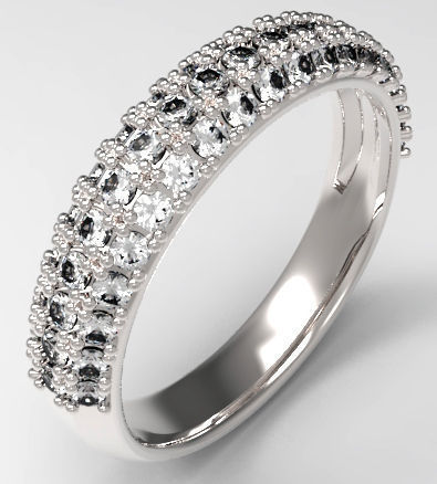 Pave Eternity Ring  3D print model