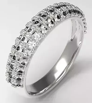 Pave Eternity Ring  3D print model