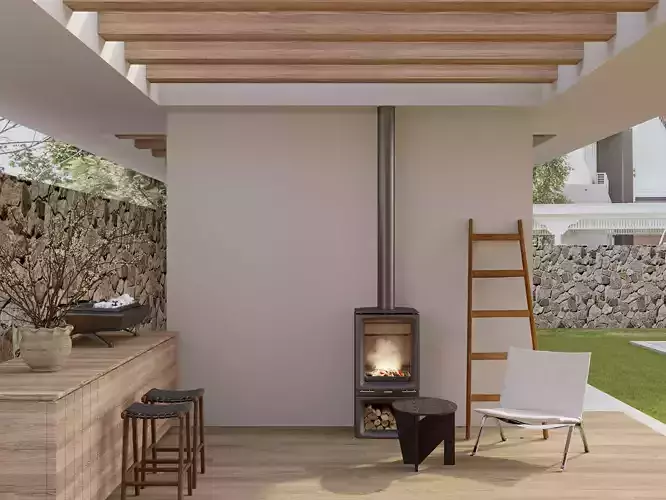 Interior decoration of villa 3D model 3