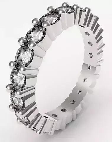 Ladies Full Eternity Ring  3D print model