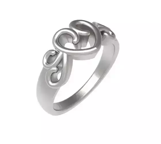Filigree Heart Ring