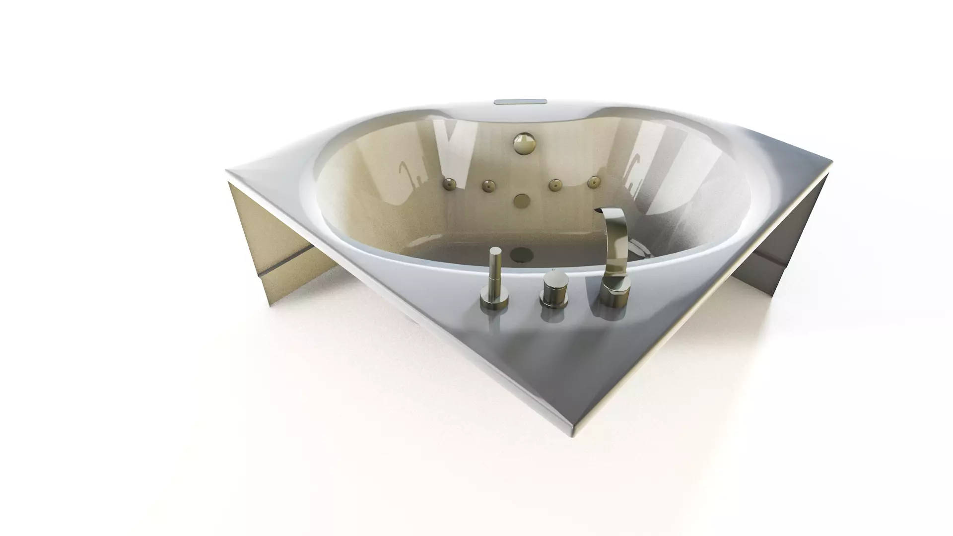 Aqua whirlpool bath 3D model
