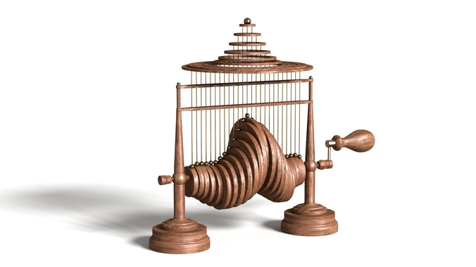 Kinetic Wave Toy 3D model