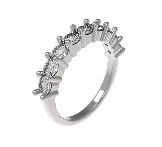 9 Stone Eternity Ring