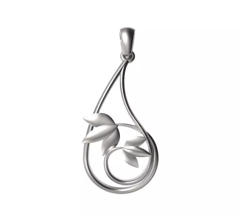 Wirework Drop Pendant 3D print model