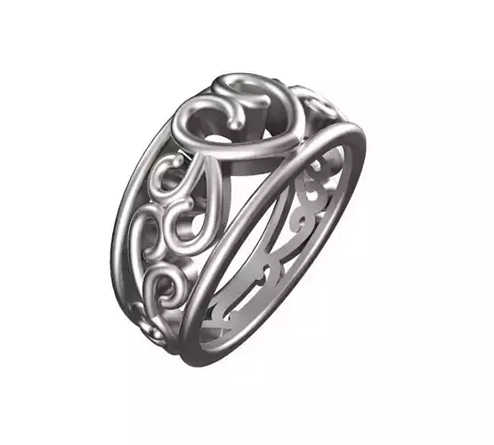 Filigree Heart Ring