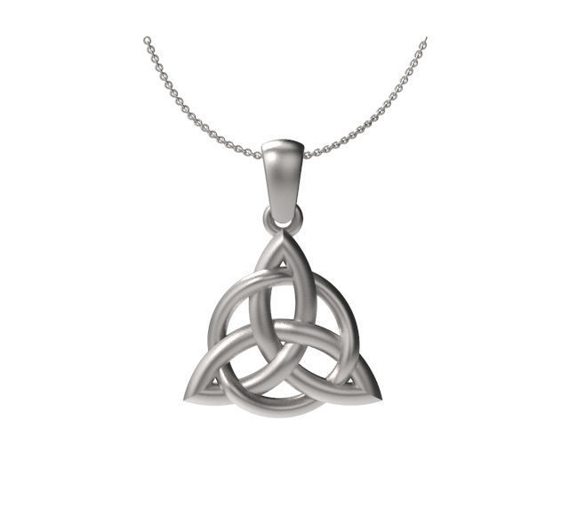 Trinity Design Pendant 3D print model_1