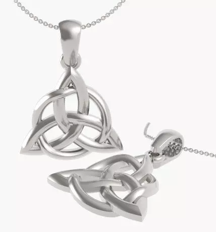 Trinity Design Pendant 3D print model_0