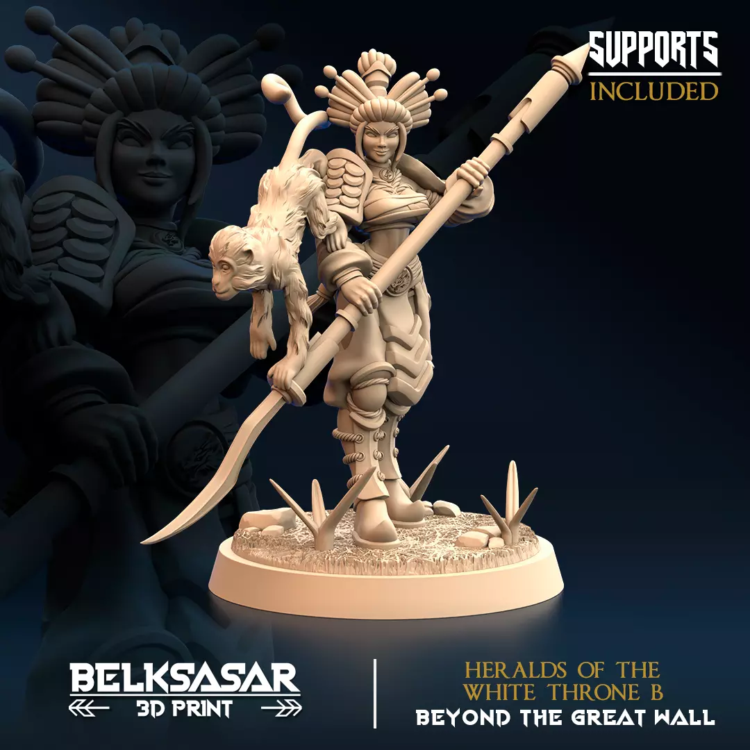 Captain Heralds of the White Throne B 3D print model