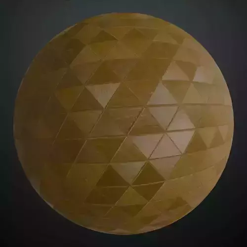 Polished Triangular Oak Parquet Flooring PBR Seamless Texture