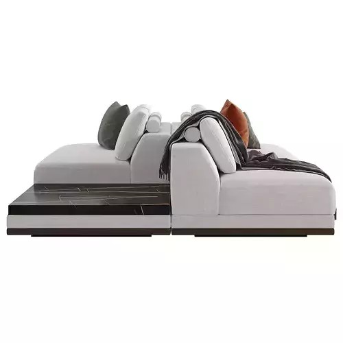 Sofa Saphir 3D model 4