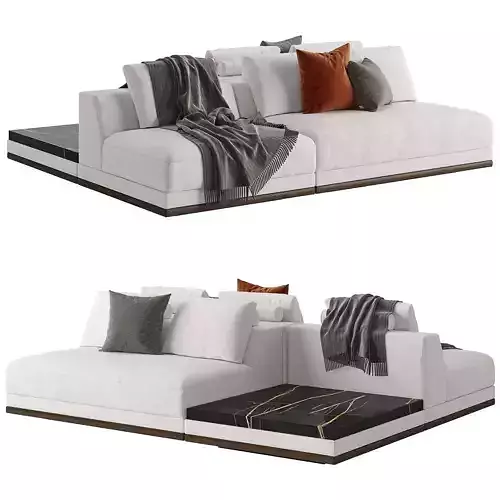 Sofa Saphir 3D model