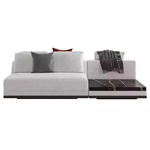 Sofa Saphir 3D model 2
