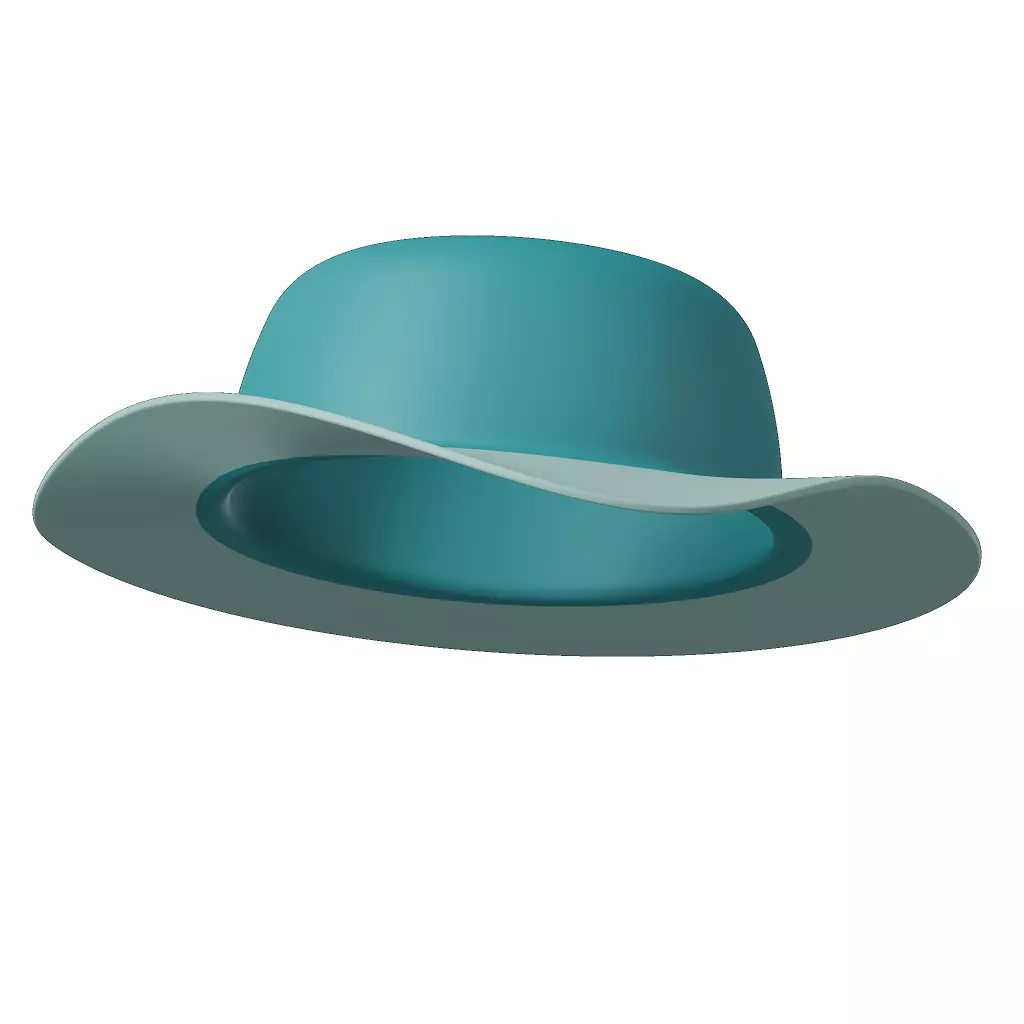 Toddler Floppy Hat Toy 3D model