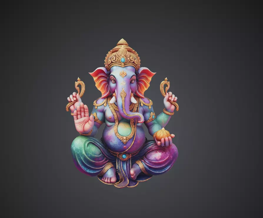 Ganesh jii Murti 3D print model Free 3D print model