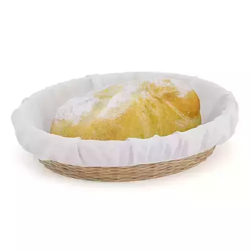 Bread in Wicker Basket 2