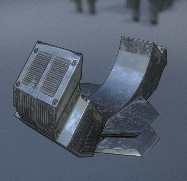 The Walking Mech Neck Collection Low-poly 3D model_22
