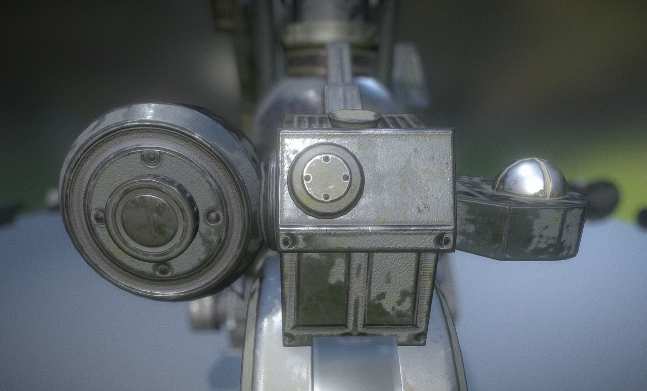 The Walking Mech Neck Collection Low-poly 3D model_67