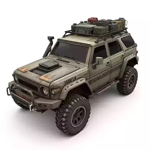 Wasteland Vehicle Collection 3D Model