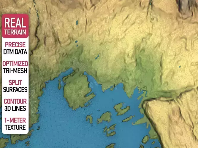 Oslo - Topography Terrain