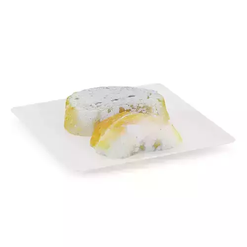 Sliced Bread on White Plate 2