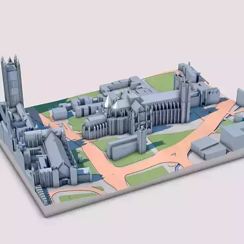 Westminster Abbey London United Kingdom 3D model 7