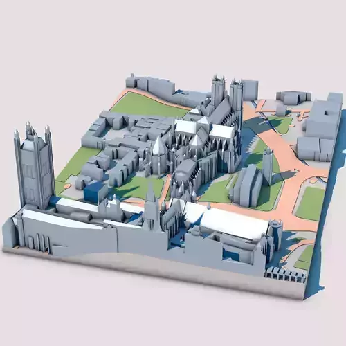 Westminster Abbey London United Kingdom 3D model 6