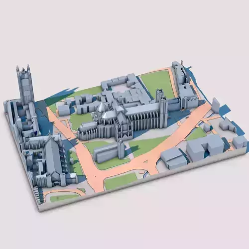 Westminster Abbey London United Kingdom 3D model 5