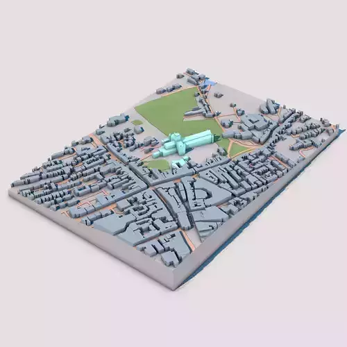 St Stephens Cathedral in Hertfordshire United Kingdom 3D model 6