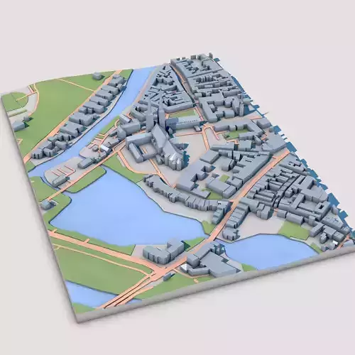 Lubeck Cathedral Germany 3D model 5