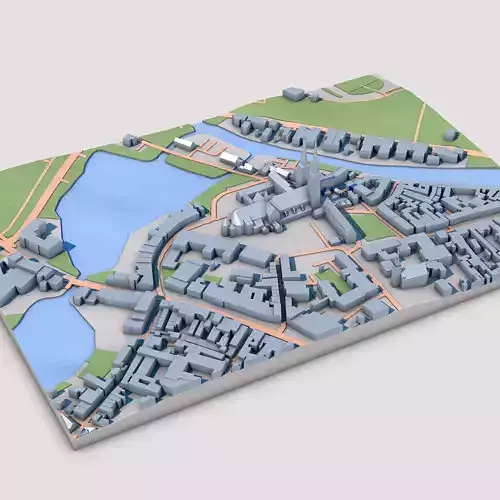 Lubeck Cathedral Germany 3D model 7