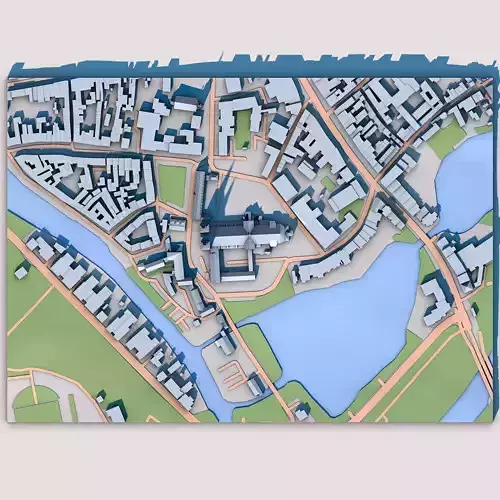 Lubeck Cathedral Germany 3D model 3
